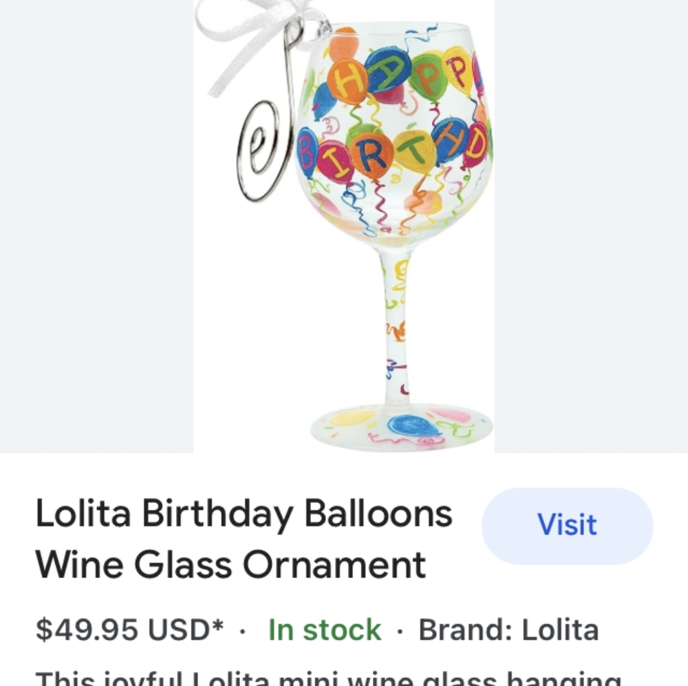 Lolita wine glass